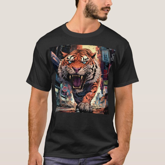 Prowling Tiger T-Shirt (Front)