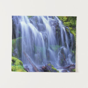 Proxy Falls in Oregon's Central Cascade Mountains Tapestry