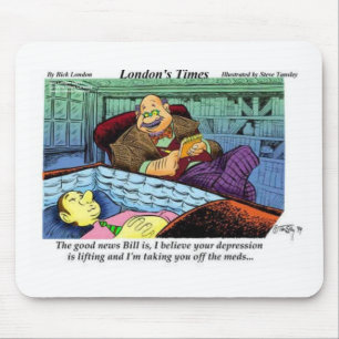 Prozac Time Over Funny Gifts & Collectibles Mouse Pad