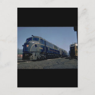 PRR Baldwin "Shark" #5753_Trains Postcard