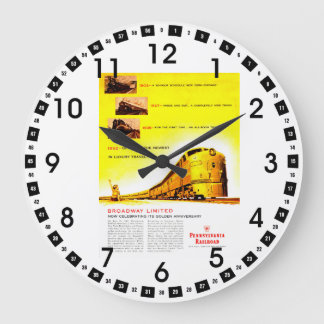 PRR Broadway Limited 50th anniversary      Large Clock
