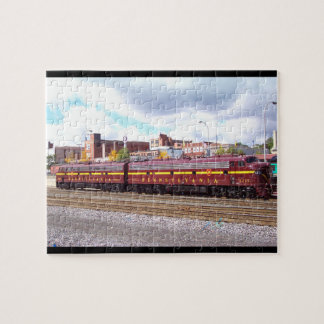 PRR E-8A(JTFS) 5809 and 5711 at Altoonia Railfest Jigsaw Puzzle