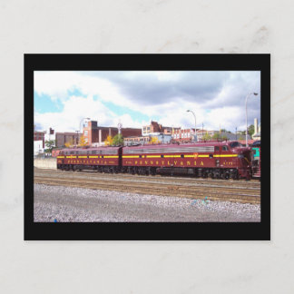 PRR E-8A(JTFS) 5809 and 5711 at Altoonia Railfest Postcard