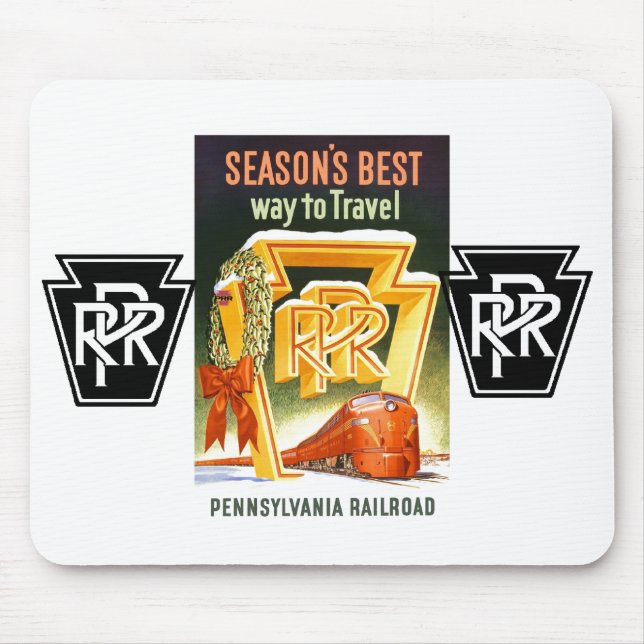 PRR Seasons Best way to Travel         Mouse Pad (Front)