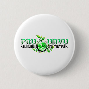 Pru Urvu 6 Cm Round Badge