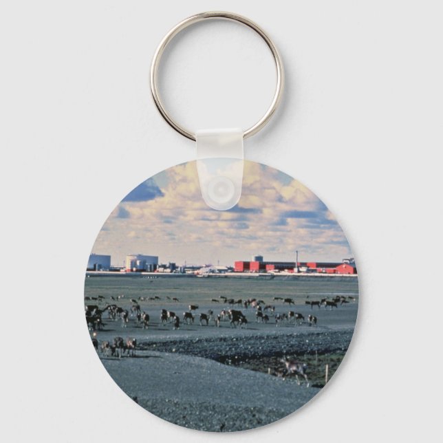 Prudhoe Bay, Alaska Key Ring (Front)