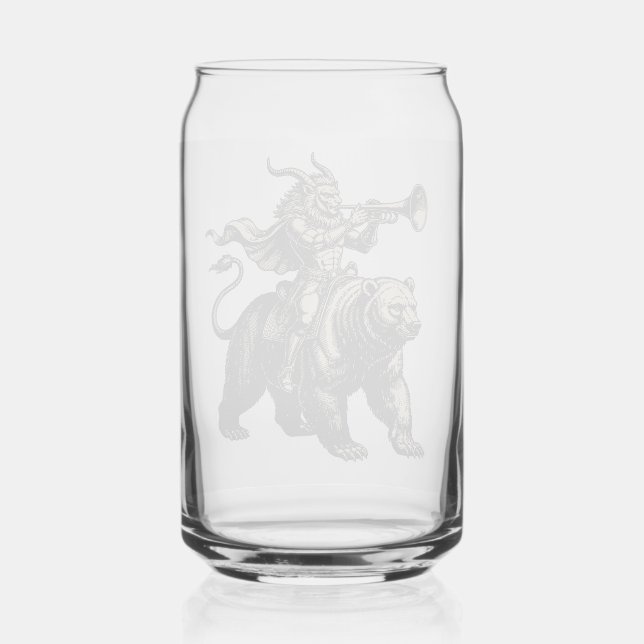 Pruflas Majesty Unleashed Can Glass (Front)