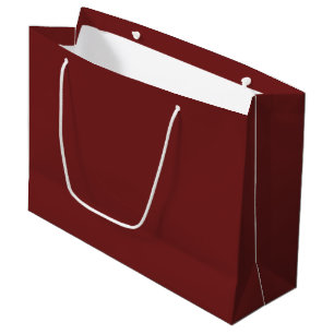 Prune-Coloured Large Gift Bag