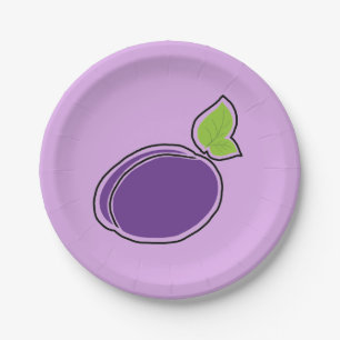 Prune Paper Plate