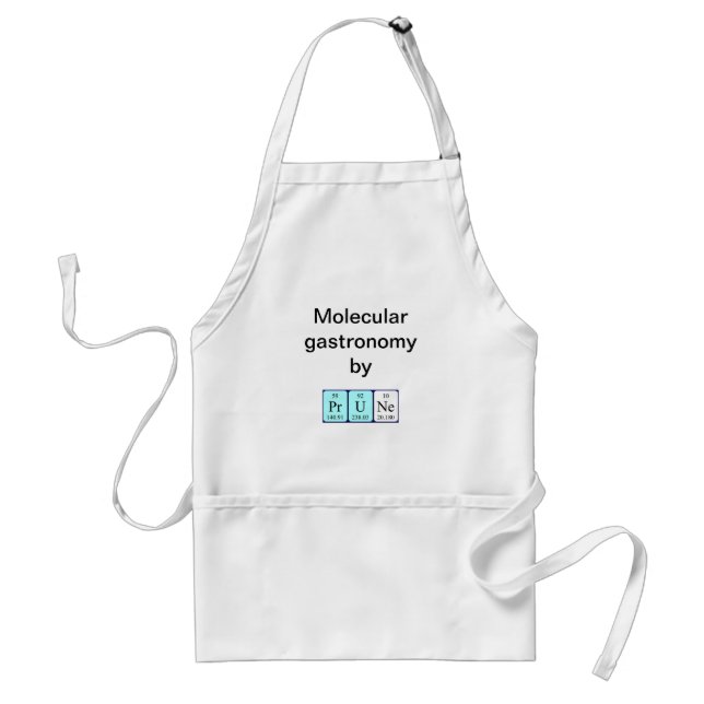 Prune periodic table name apron (Front)
