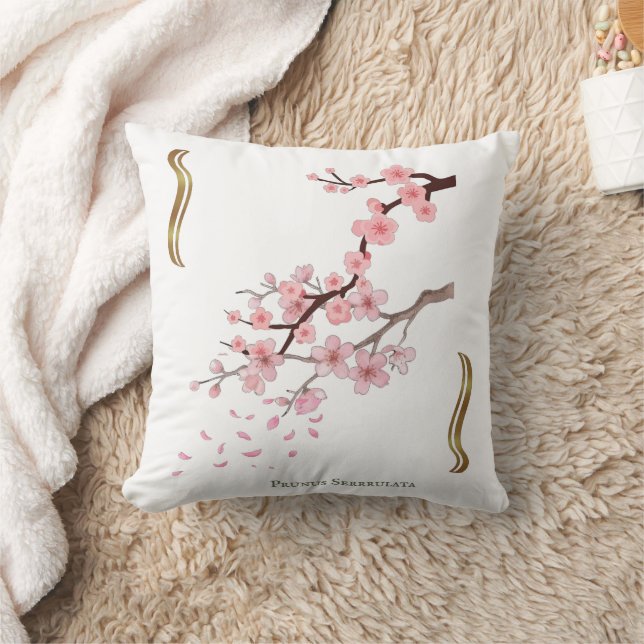 Prunus Serrulata T coussin Cushion (Blanket)