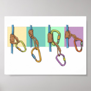 PRUSIK Thirdhand, Manchard, Klemheist, Bachmann Poster