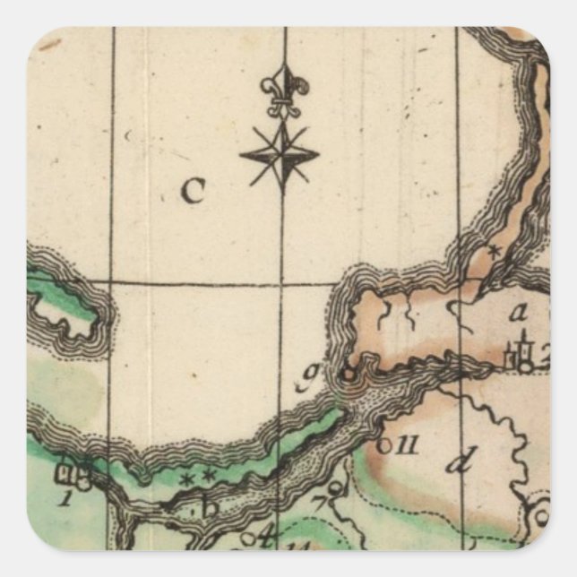 Prussia 2 square sticker (Front)