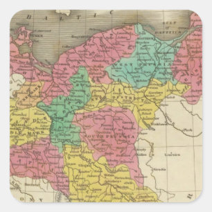 Prussia 2 square sticker
