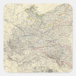 Prussia 3 square sticker