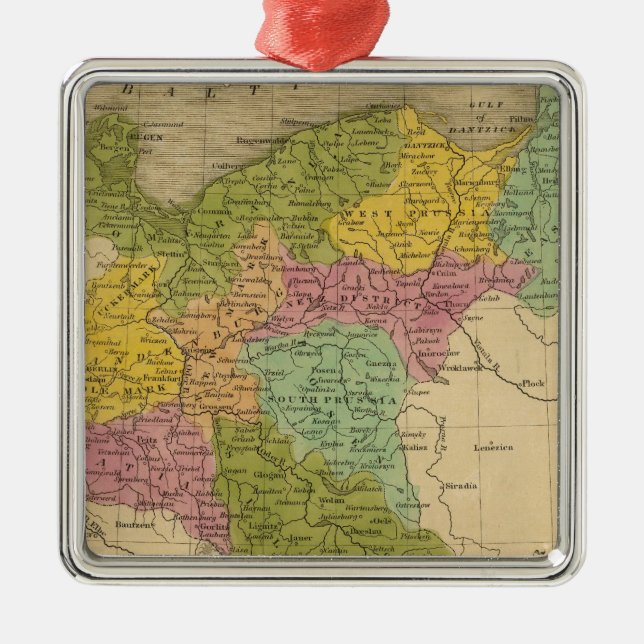 Prussia 4 metal tree decoration (Front)