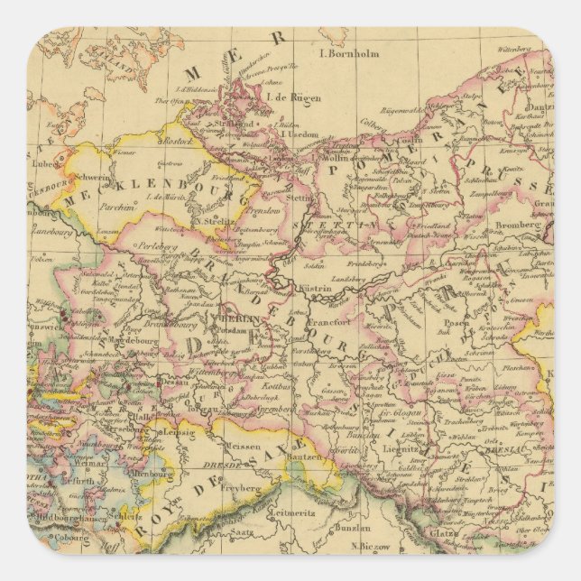 Prussia 4 square sticker (Front)