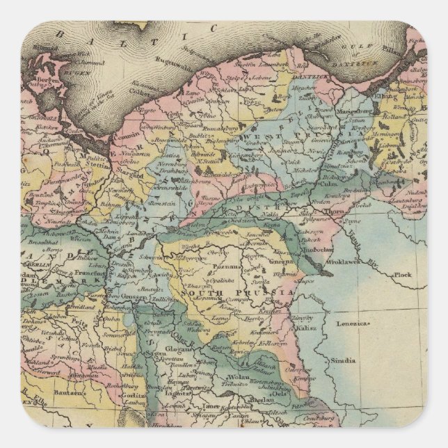 Prussia 5 square sticker (Front)