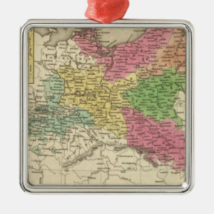 Prussia 6 metal tree decoration