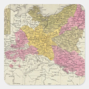 Prussia 7 square sticker