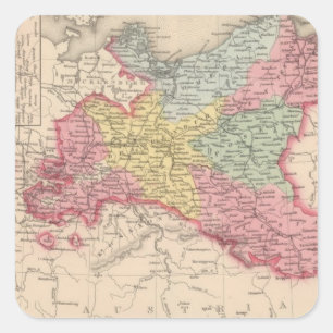 Prussia 7 square sticker