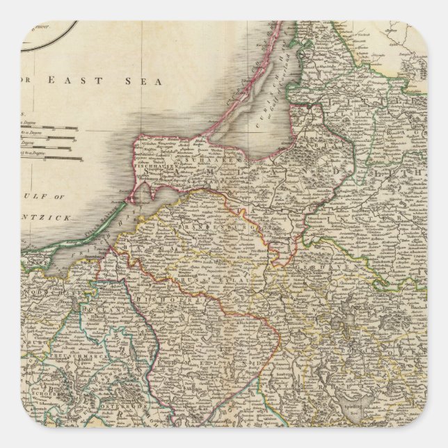 Prussia 8 square sticker (Front)