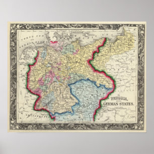 Prussia, And The German States Poster