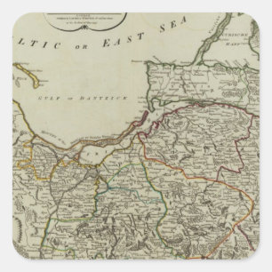 Prussia, Dantzick Square Sticker