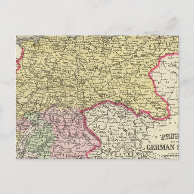 Prussia, German States Postcard (Front)