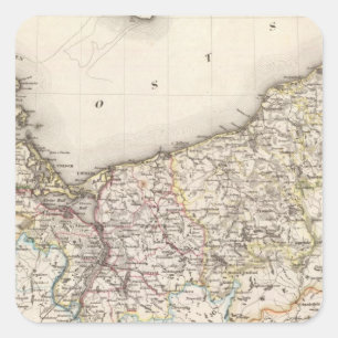 Prussia, Germany, Poland 4 Square Sticker