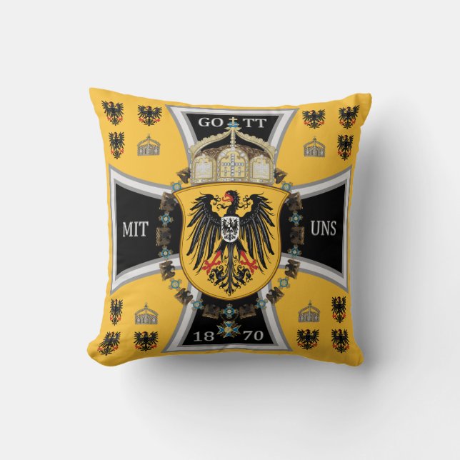 Prussia Keiser Flag Cushion (Front)