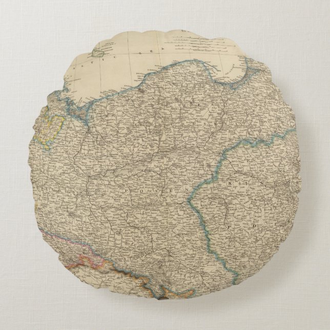 Prussia, Poland Round Cushion (Front)
