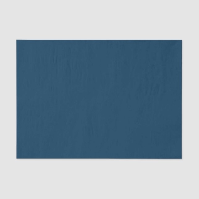 Prussian Blue Solid Colour | Classic | Elegant Tissue Paper (Front)