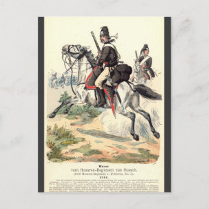 Prussian Cavalry Postcard