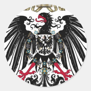 Prussian Eagle Classic Round Sticker