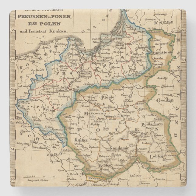 Prussian Empire Stone Coaster (Front)