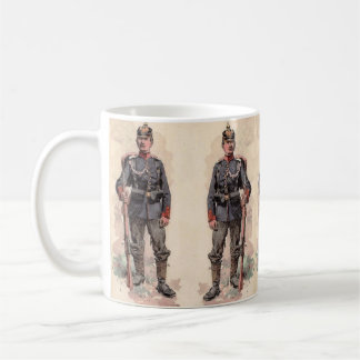 Prussian Imperial Germany Soldier in Uniform Coffee Mug