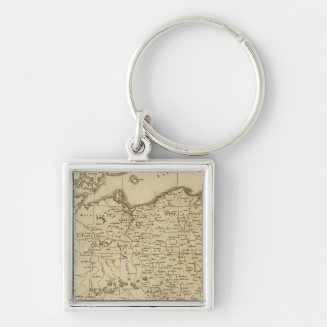 Prussian States 3 Key Ring (Front)