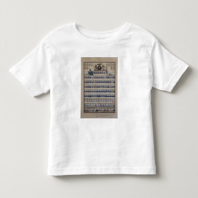 Prussian uniforms from the time of Frederick Toddler T-Shirt (Front)