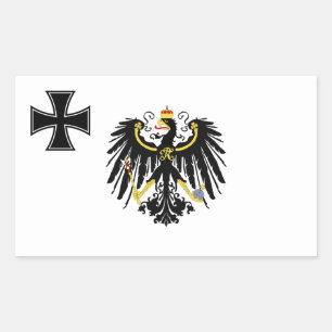 Prussian War Flag Rectangular Sticker