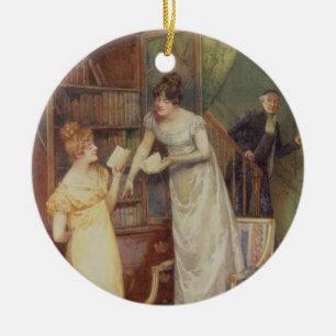 Prying Eyes, 1901 (w/c heightened with white) Ceramic Ornament