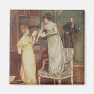 Prying Eyes, 1901 (w/c heightened with white) Magnet