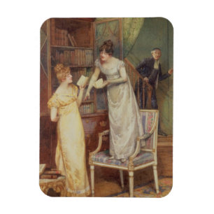 Prying Eyes, 1901 (w/c heightened with white) Magnet