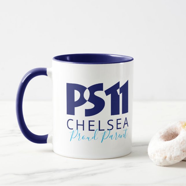 PS11 Logo Fully Customisable Colours Mug (With Donut)