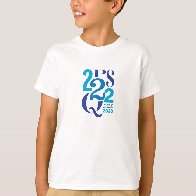 PS222Q class of / clase de 2023 T-Shirt (Front)