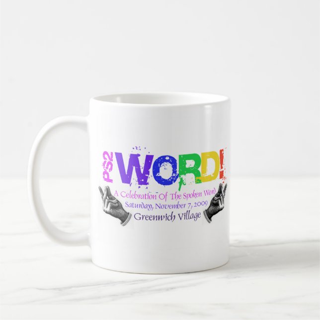 PS2 WORD! COFFEE COFFEE MUG (Left)