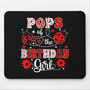 ps of The Birthday Girl - Family Ladybug Birthday Mouse Pad