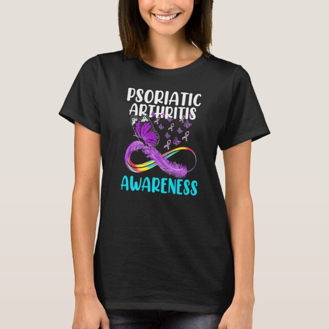 Psa Psoriatic Arthritis Healthy Warrior Awareness T-Shirt (Front)