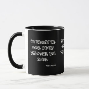 Psalm 102:27 KJV Bible Verse Two-Tone Mug
