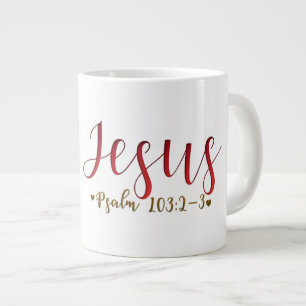 PSALM 103:2-3 Jumbo Mug
